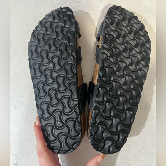 New without Tags Birkenstock Women’s Black Leather Franca Sandals Strappy Sz38 - Picture 6 of 6